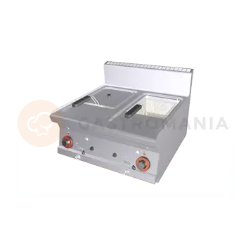 Gastro oděv Fritéza plynová 2x 8 l | RM GASTRO, F2/8T 66 G