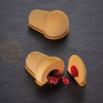 Kuchyňská sůl Silikonový forma na chuťovky 15 kusů 78x54x46 mm, 96 ml, 400x300 mm - PX4382S | PAVONI, Babá