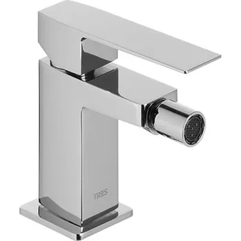 Bidetová baterie Tres Slim Exclusive stříbrná