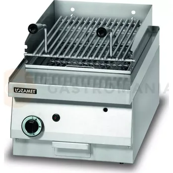 Plynová kartuše Lávový grill plynový, 6,5 kW, 400x650x270 mm | LOZAMET, LGC460
