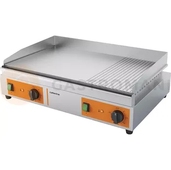 Kuchyňský gril Grilovací deska, 2/3 hladká, 1/3 rýhovaná, 3,5 kW | CATERINA, 745104