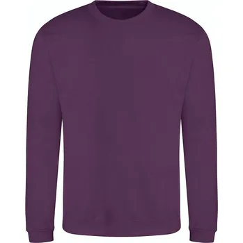 Pánská mikina Měkká bavlněná mikina přes hlavu Just Hoods Barva: fialová švestková, Velikost: XXL JH030