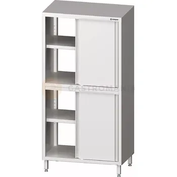 Skříň nerezová průchozí dvojitá s posuvnými dvířky 1200x700x2000 mm | STALGAST, 981677120
