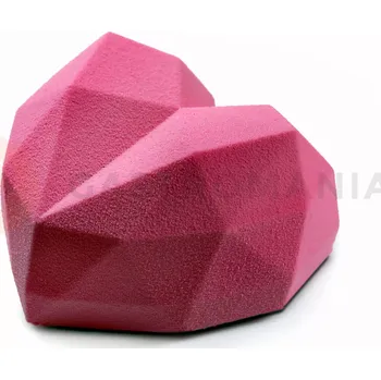 Kuchyňská sůl Silikonová forma na dezerty a monoporce, srdce, 4x 150 ml, 100x380x60 mm | DINARA KASKO, Heart Mini