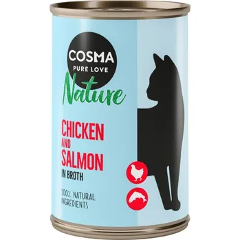 Krmivo pro kočku Cosma Nature kuře & losos 140g