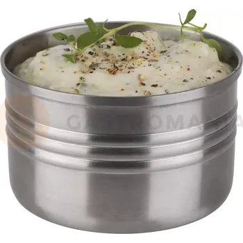 Servírovací mísa z nerezové oceli, průměr 12 cm | APS, 40659