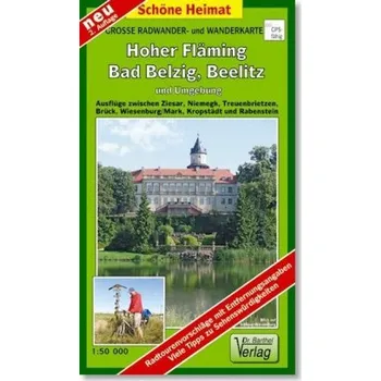 Cestování Doktor Barthel Karte Hoher Fläming, Bad Belzig, Beelitz und Umgebung