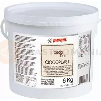 Výroba svíčky Čokoládová potahovací hmota - bílá, 6 kg | PAVONI, CIOCOPLASTBN