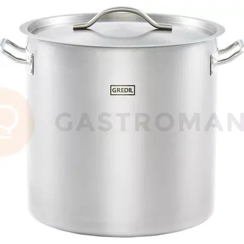Hrnec Nerezový hrnec s poklicí, vysoký 36 cm, 36,6 l | GREDIL, 011365