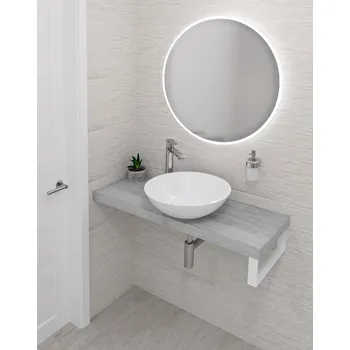 Deska pod umyvadlo Sapho AVICE deska 100x36cm, dub starobílý, AV1065