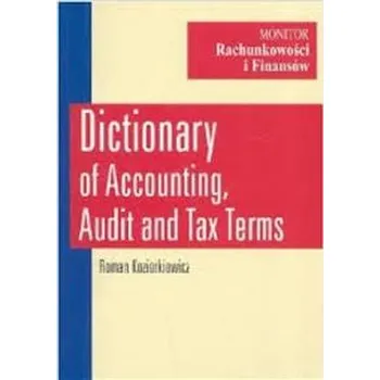 Słownik rachunkowości i audytu podatków ang-pol, pol-ang/Beck