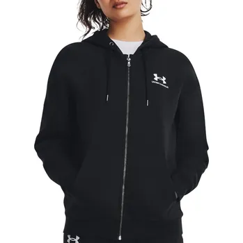 Dámská mikina Mikina s kapucí Under Armour Essential Fleece FZ-BLK 1379474-001 Velikost S/M