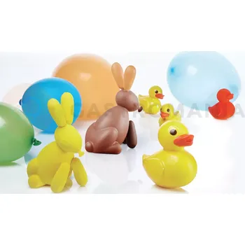 Čokoládová tyčinka Sada 2 forem na čokoládu, tvarovaných teplem - husy - KT142 | PAVONI, Papera Paperella