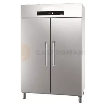 Pozinkovaná mrazící skříň 1400 l GN 2/1, podvojné dveře, 1388x826x2008 mm | ASBER, ECN-G-1402 HC