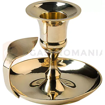 Vánoční svícen Mosazný svícen s úchytem | CONTACTO, 3910/075