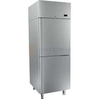 Lednice Chladicí skříň z nerezové oceli s plnými dělenými dveřmi 610 l, 720x821x2050 mm | DORA METAL, DM-92603 Standard