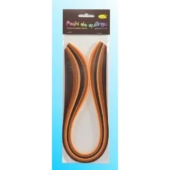 Set školních potřeb Paski do quillingu 3mmx50cm brązowe 100szt