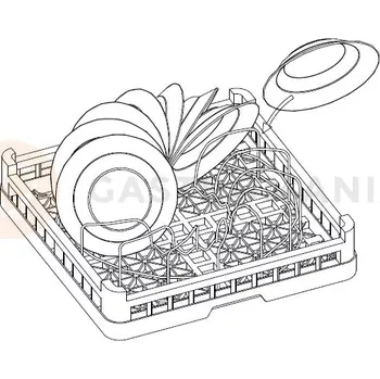 Přípravek do myčky Zásuvka koše na hluboké talíře do myček Lozamet | LOZAMET, PA-150