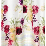 Koupelnové závěsy - barevné květy - 180x200 cm