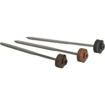 Šroub Šroub HPi se závitem a těsnící podložkou 5x110 mm cihlově červená