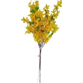 umělá květina Umělý svazek Zlatý déšť 5 ks, 51 cm, žlutá