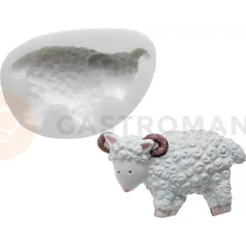 Výroba svíčky Forma na cukrovou hmotu SLK 028 - beránek, 80x47 mm | SILIKOMART, Sugarflex Sheep