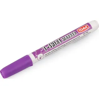 Fixy na textil 5 fialová