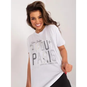 Dámské tričko Dámské tričko s potiskem BAVA bílé