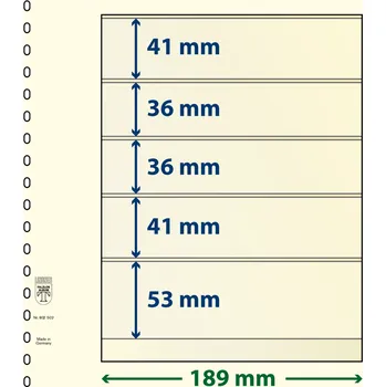 Obal pro sběratelský předmět Lindner 802502 - 5 kapes (53 mm) Velikost balení: 1 ks