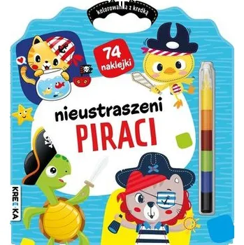 První čtění Kolorowanka z kredką. Nieustraszeni piraci - praca zbiorowa