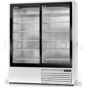 Lednice Chladící skříň jednostranně prosklenná s posuvnými dveřmi, dolní agregát, 4 kl., 1400x745x1980 mm | RAPA, SCh - SR 1400