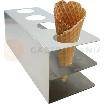 Výdejník vody Držák zmrzlinových kornoutů, 4 otvory | NEUMARKER, 10-40002