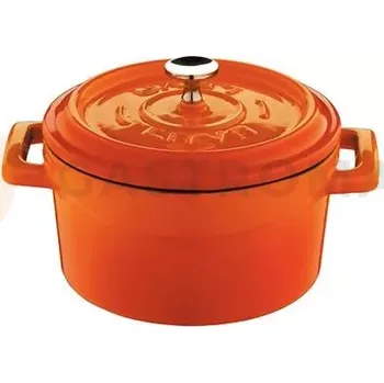 Servírovací stolek Oranžová litinová mini pánev s kovovou rukojetí 500ml | LAVA, 832134
