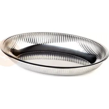 Mísa dekorativní z nerezové oceli 265x185x40 mm | APS, 40110