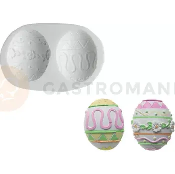 Kuchyňská sůl Forma na cukrovou hmotu SLK 039 - velikonoční vajíčko, 53x43 mm | SILIKOMART, Sugarflex Eggs