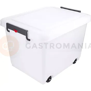 Nádoba na led Přepravka na kolečkách, polypropylenová, 60 l, 530x400x379 mm | CONTACTO, 2552/060