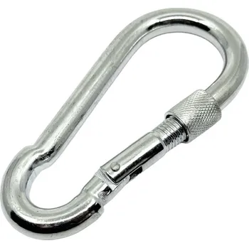 karabina Hasičská karabina s pojistkou 4mm