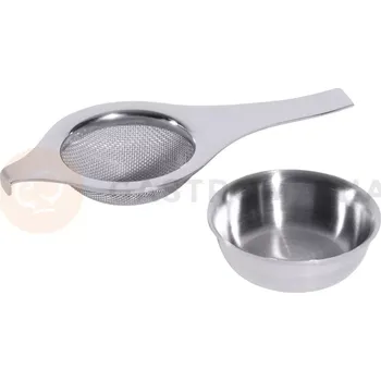 Nerezový dřez Síto na čaj 4,5 cm s podstavcem | CONTACTO, 3122/125