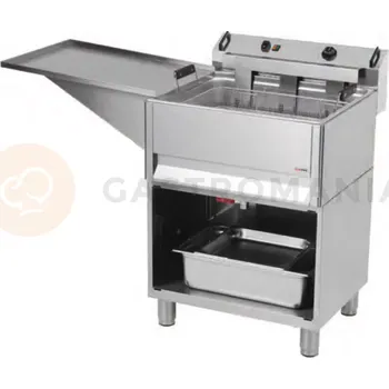 Gastro oděv Fritéza elektrická jednokomorová 30 l třífázová s podstavcem | REDFOX, FE-60T/P