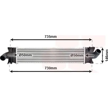 Chladič motoru Chladič turba VAN WEZEL 18004366