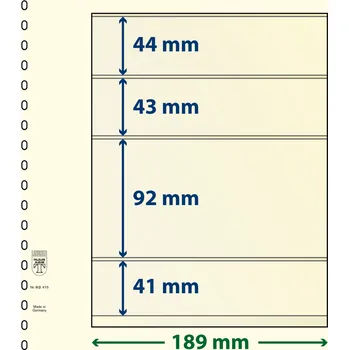 Obal pro sběratelský předmět Lindner 802415 - 4 kapsy (56 mm) Velikost balení: 1 ks