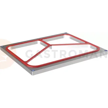 Matrice tříkomorová do vakuové baličky 691935, 227x178 mm | STALGAST, 691937