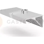 Nástěnná šikmá digestoř bez osvětlení, o rozměrech 1200x700x450 mm | HENDI, 229293