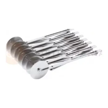 Výroba svíčky Nůž na krájení dortů z nerezové oceli, 88x235x60 mm - 7 běžných nožů | SILIKOMART, 43.453.99.0001