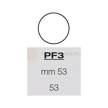 Výrobník cukrové vaty Šablona s formičkami na těsto - 53x kruh 53 mm, 57,5x39 cm | PAVONI, PF3