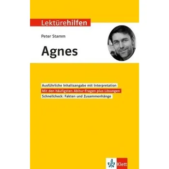 Německý jazyk Lektürehilfen Peter Stamm Agnes - Wahl, Johannes