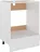 Skříňka na troubu z dřevotřísky 60 x 46 x 81,5 cm, bílá