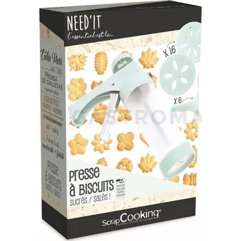 Výroba svíčky Lis, zdobička na sušenky - 22 vzorů | SCRAPCOOKING, SC5256