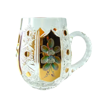 Sklenice Půllitr křišťálové sklo