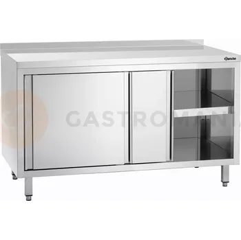 Dětská skříň Pracovní skříňka série 700 s lištou, 1400x700x850 mm, posuvné dveře | BARTSCHER, 338147